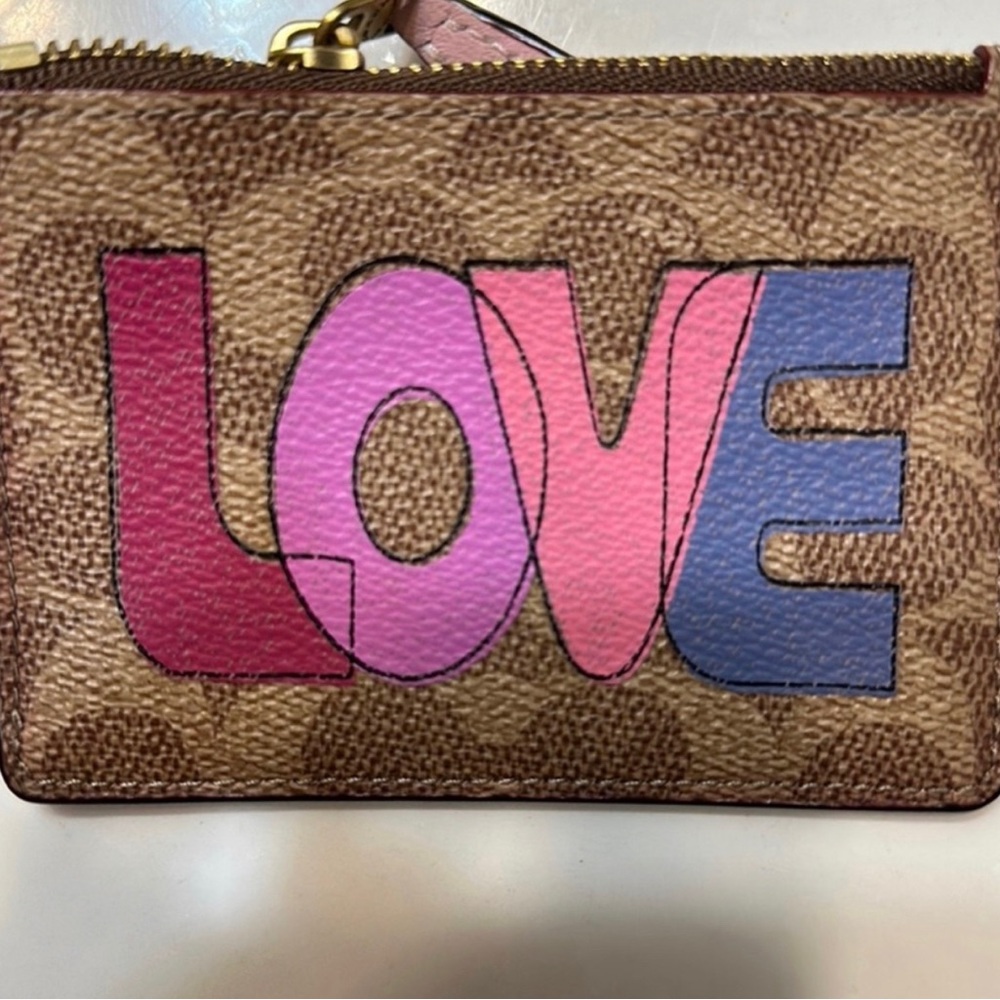 COACH LOVE key Card Case